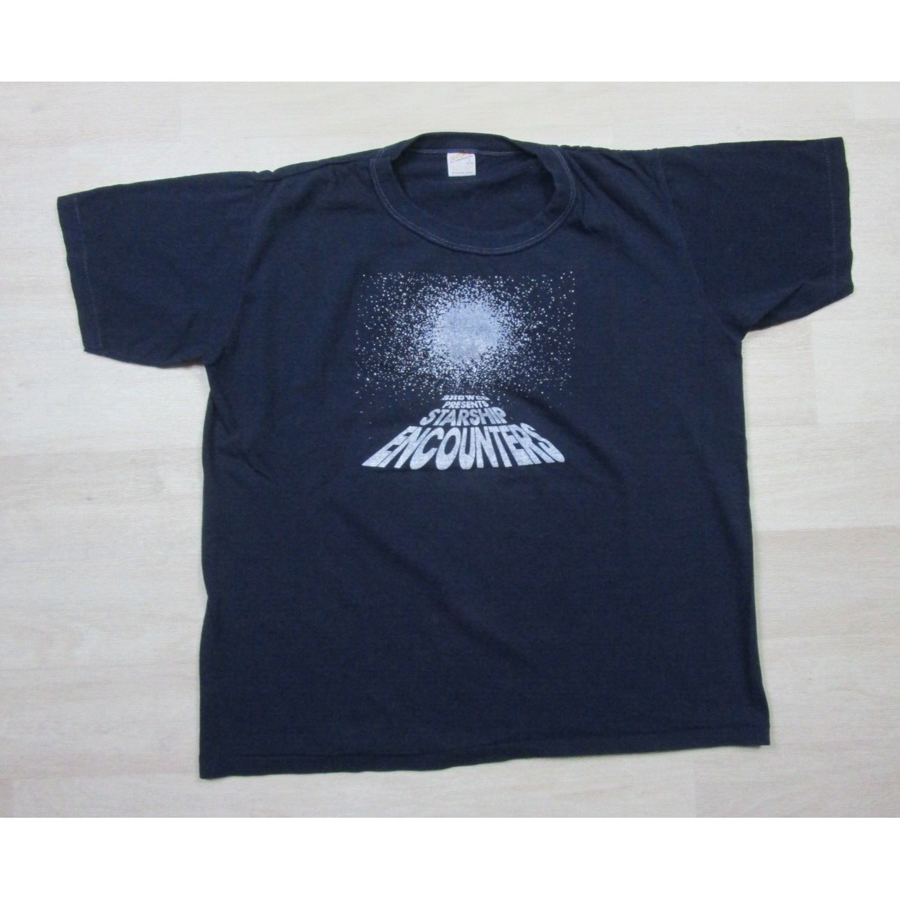 Vintage 1970's Showco Starship Encounters Concert Tour (L) T-Shirt Sound Roadie